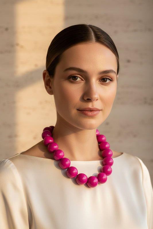 Chewing gum necklaces