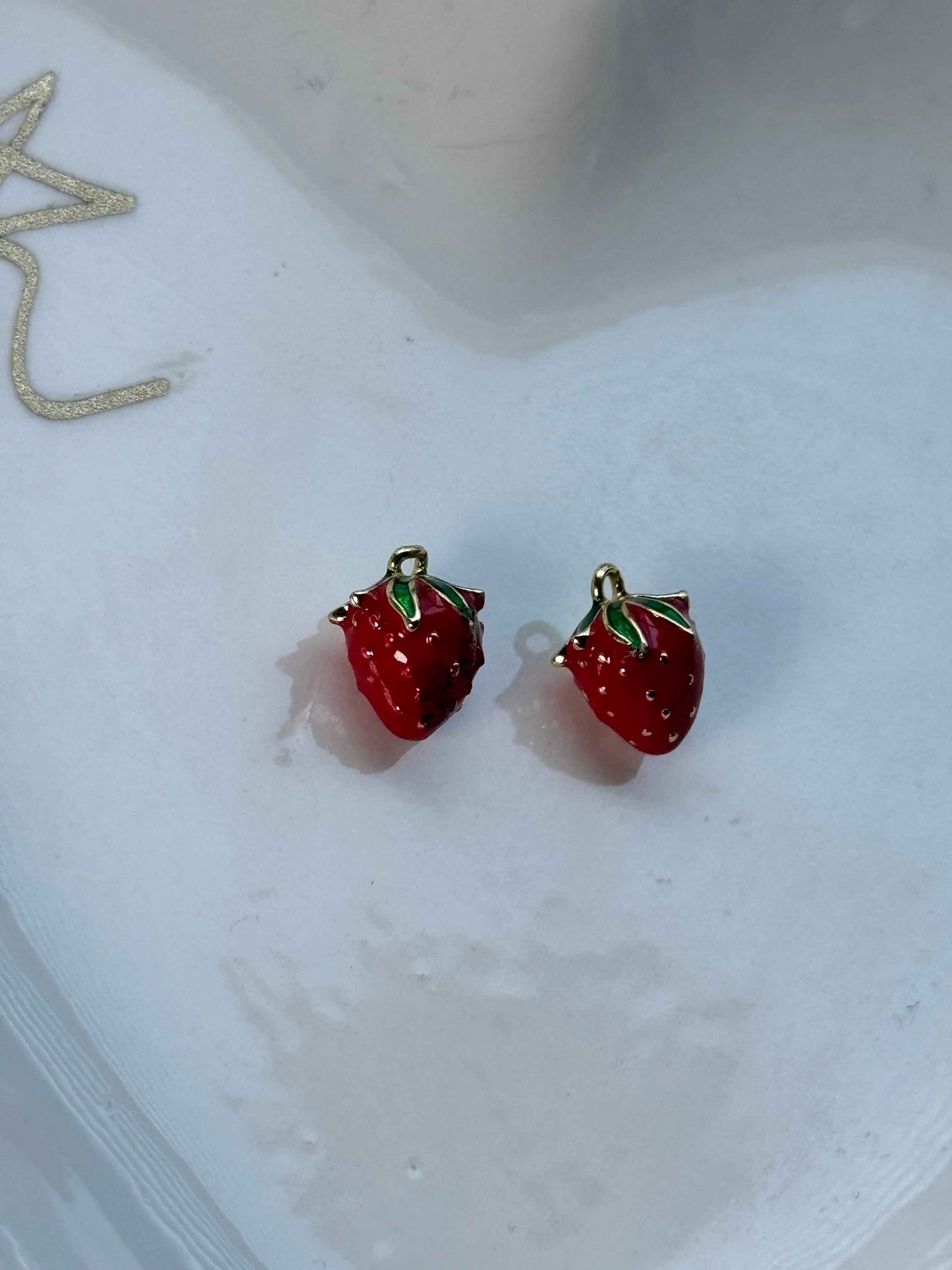 Strawberry earring