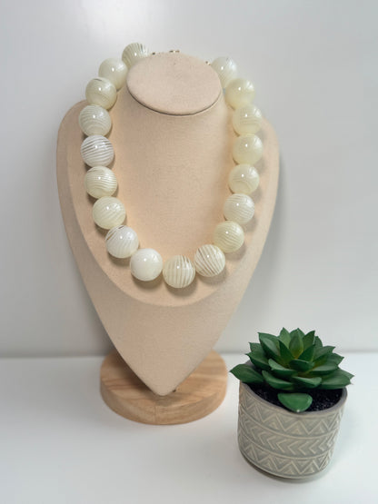 Chewing gum necklaces