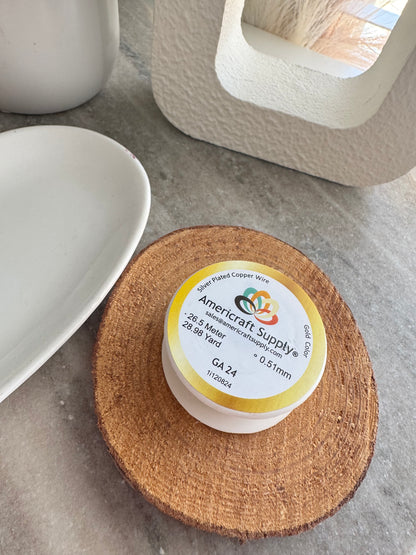 Silver Plated Copper Wire with (24)