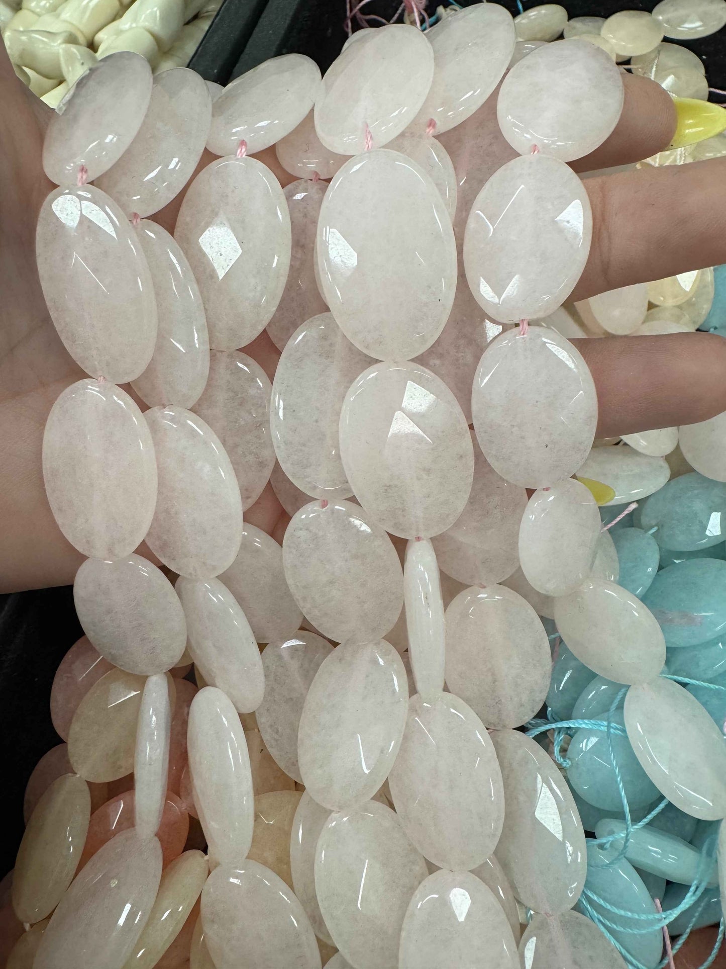 Oval agate