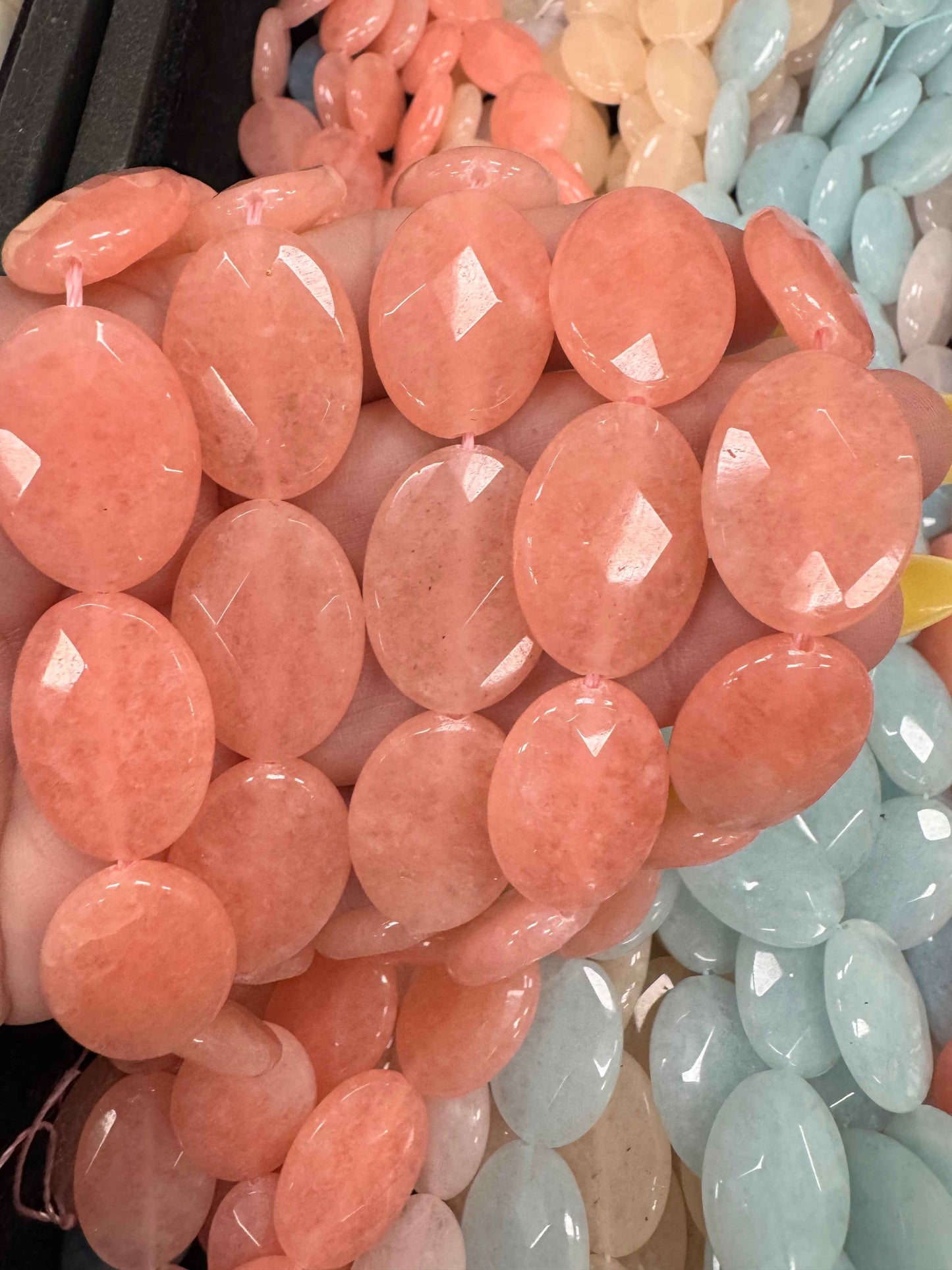 Oval agate